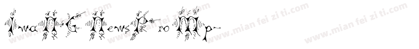 IwaNGNewsPro Mp字体转换